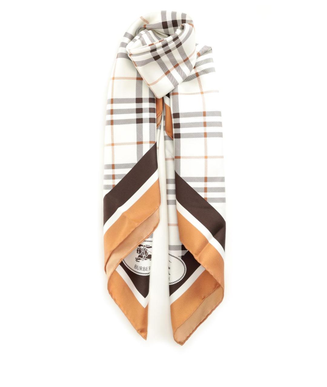 BURBERRY Мульти шелковый шарф, фото 1