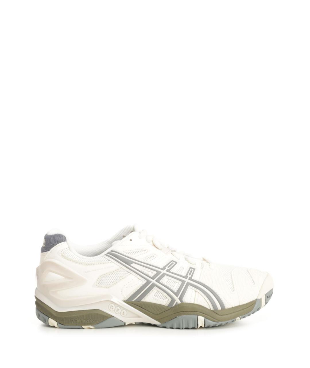 ASICS Бежевые кожаные кроссовки, фото 1
