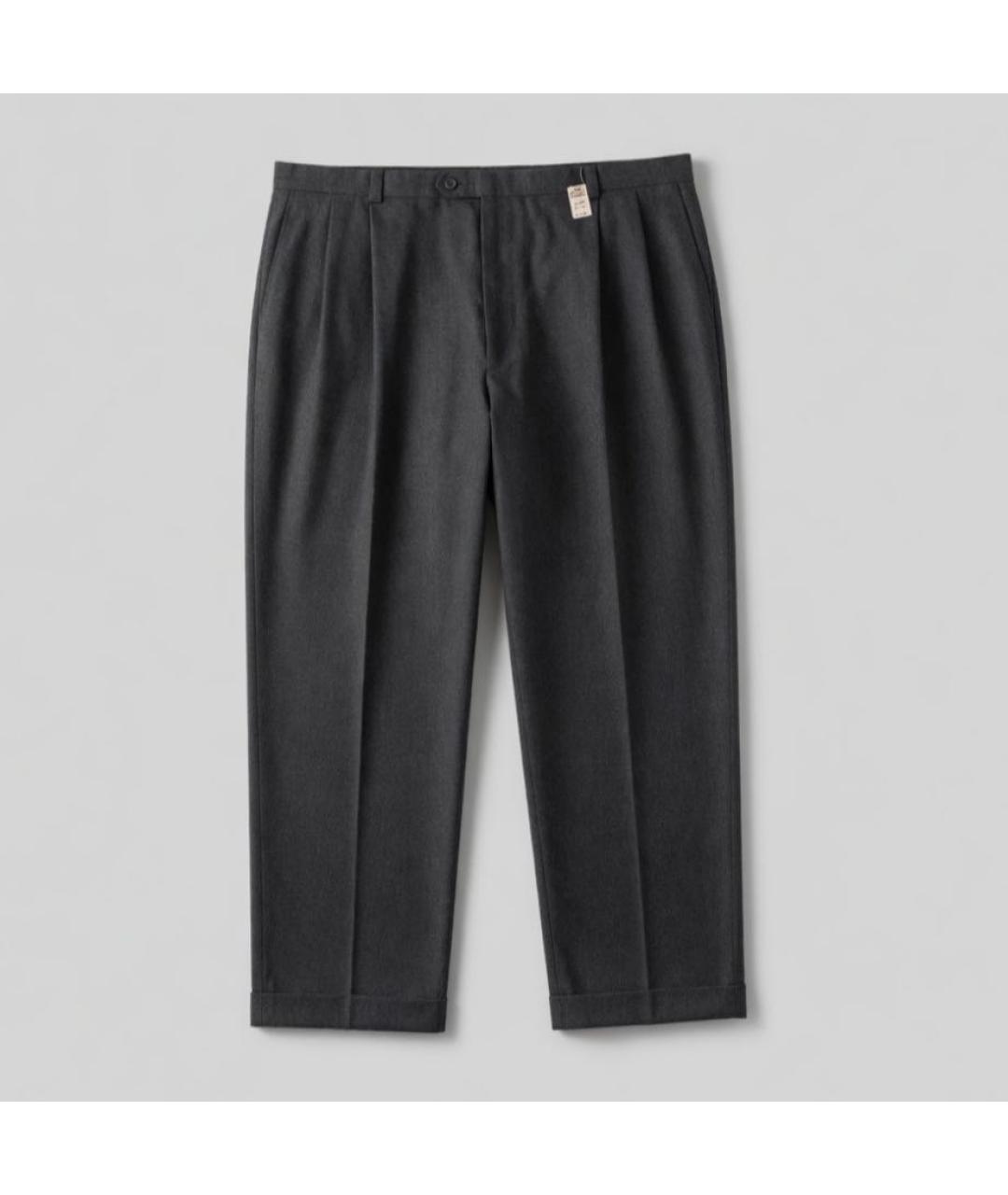 GIVENCHY Серые шерстяные классические брюки, фото 8