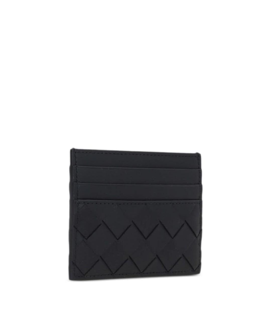 BOTTEGA VENETA Черный кожаный кошелек, фото 2