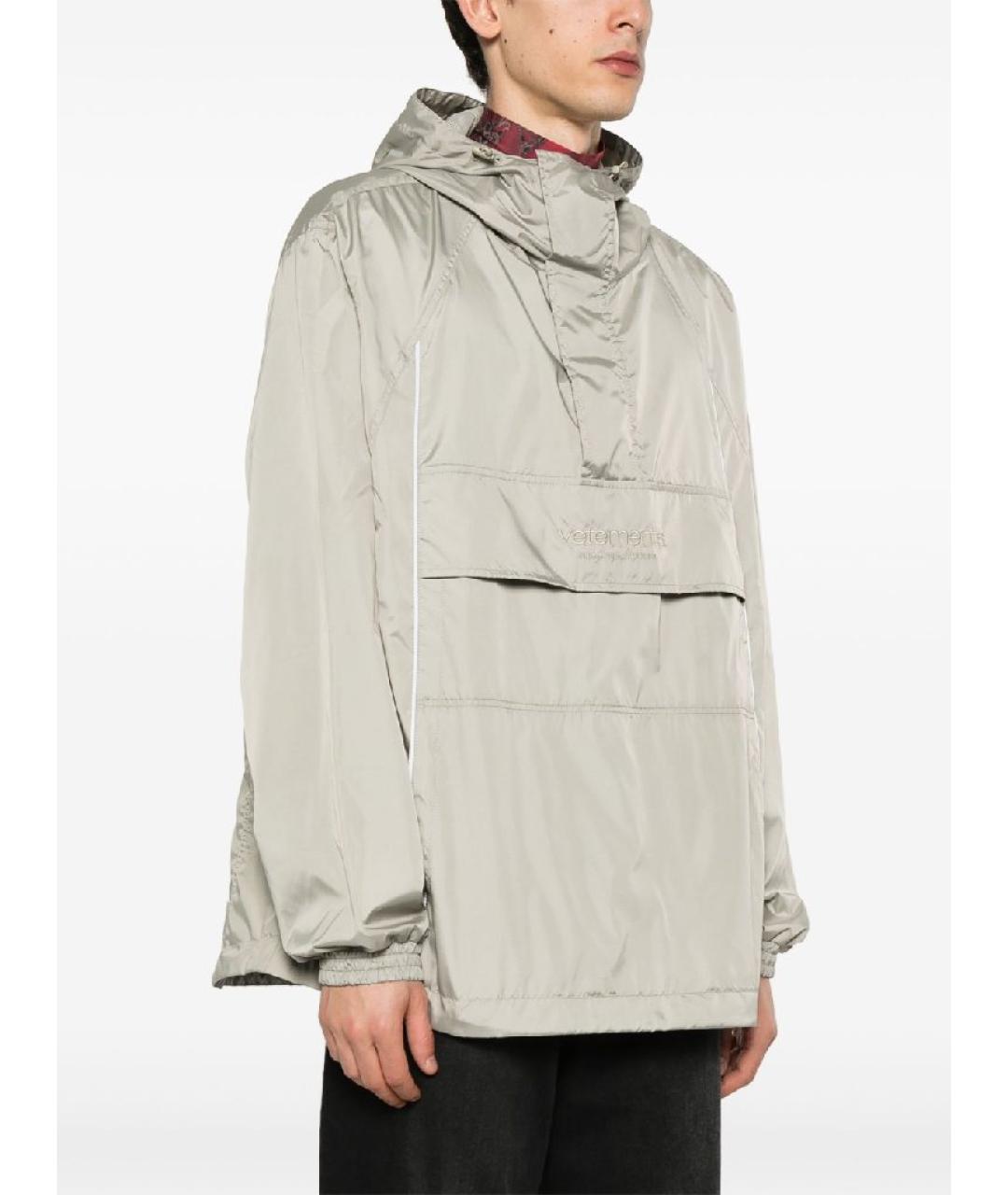 VETEMENTS Бежевая полиэстеровая куртка, фото 8