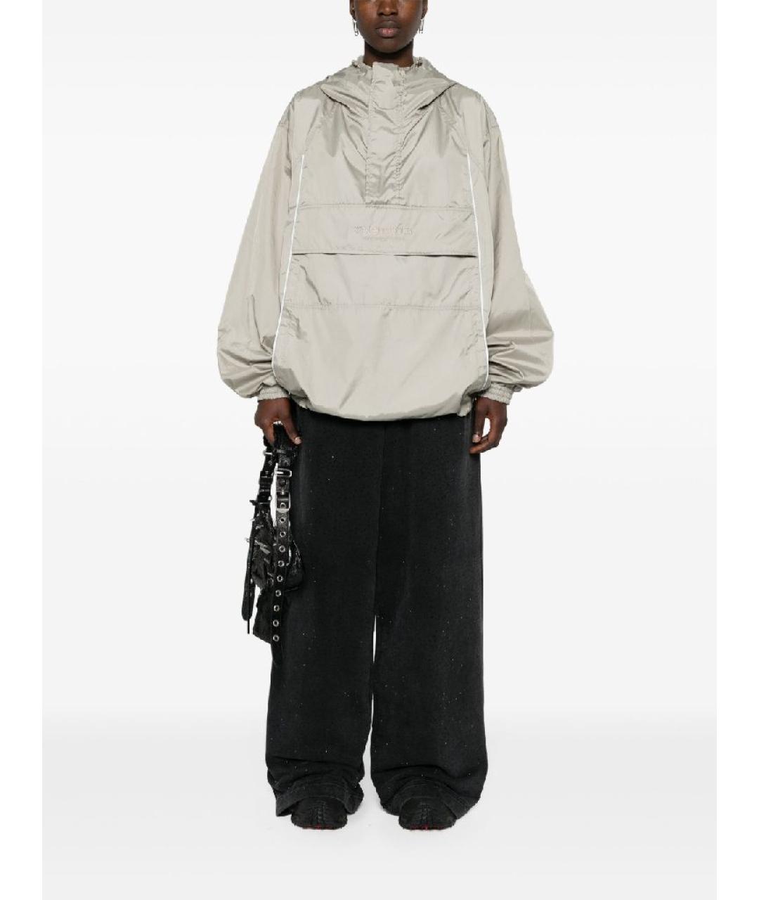 VETEMENTS Бежевая полиэстеровая куртка, фото 7