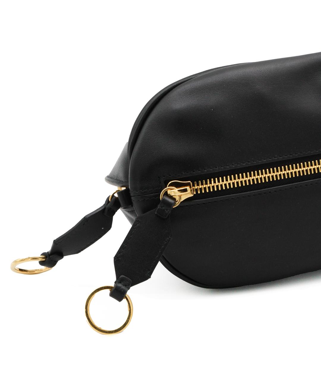 BALENCIAGA Черная кожаная сумка тоут, фото 3