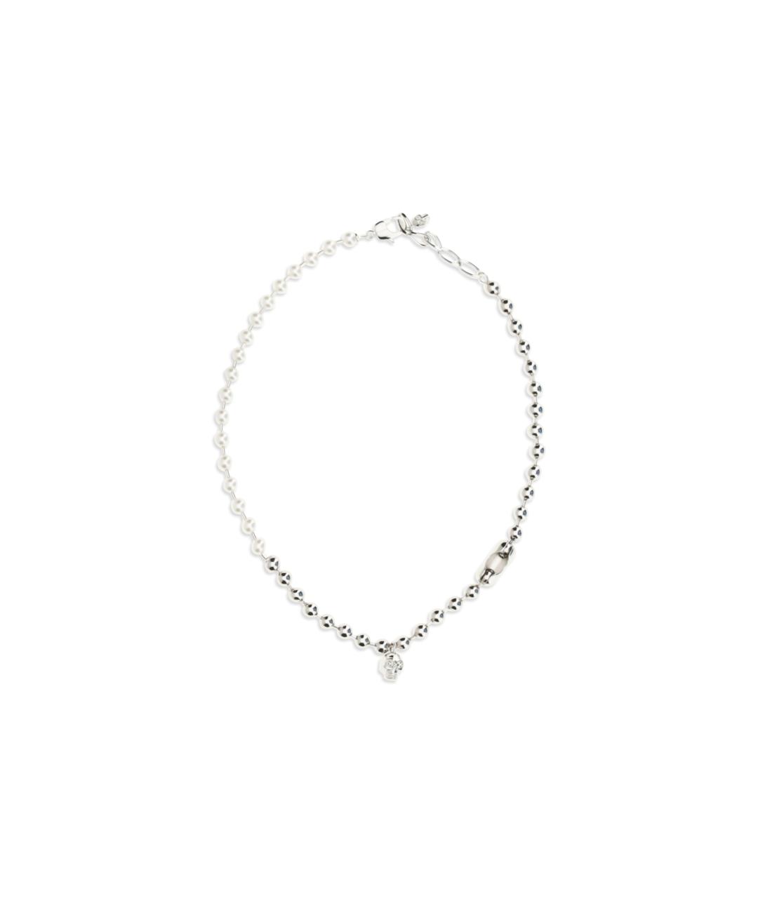 ALEXANDER MCQUEEN Серебряная металлическая цепочка/подвеска, фото 1
