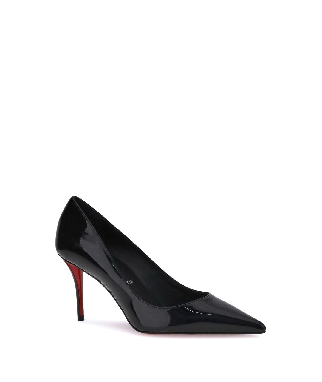 CHRISTIAN LOUBOUTIN Черные туфли из лакированной кожи, фото 2