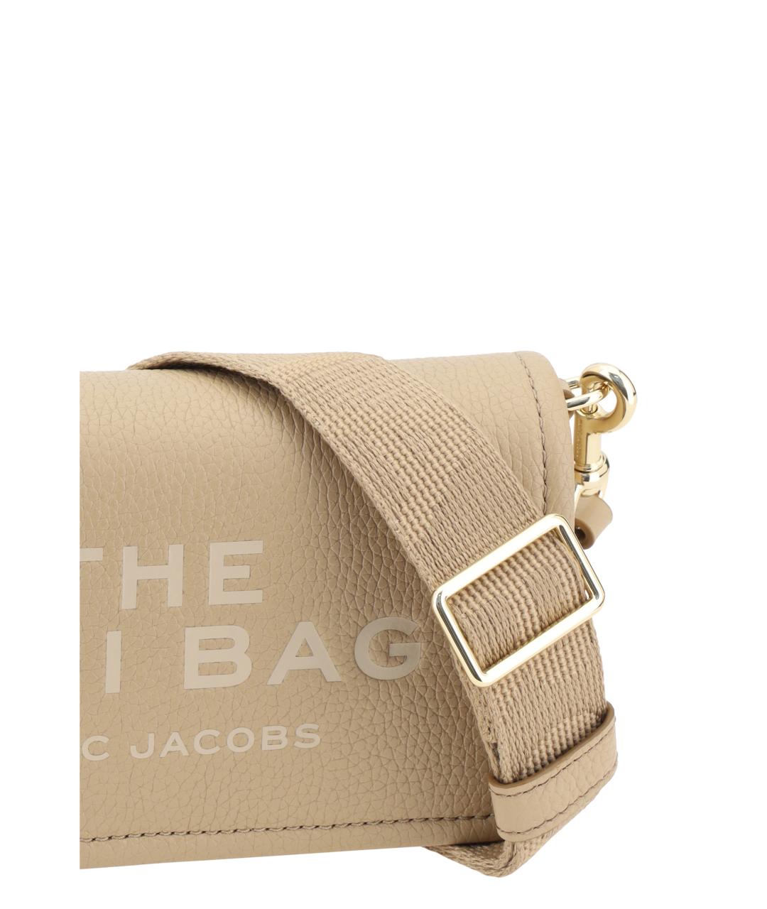 MARC JACOBS Бежевая кожаная сумка через плечо, фото 4