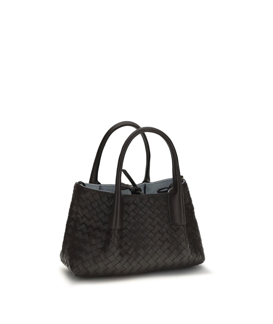 BOTTEGA VENETA Коричневая кожаная сумка тоут, фото 3