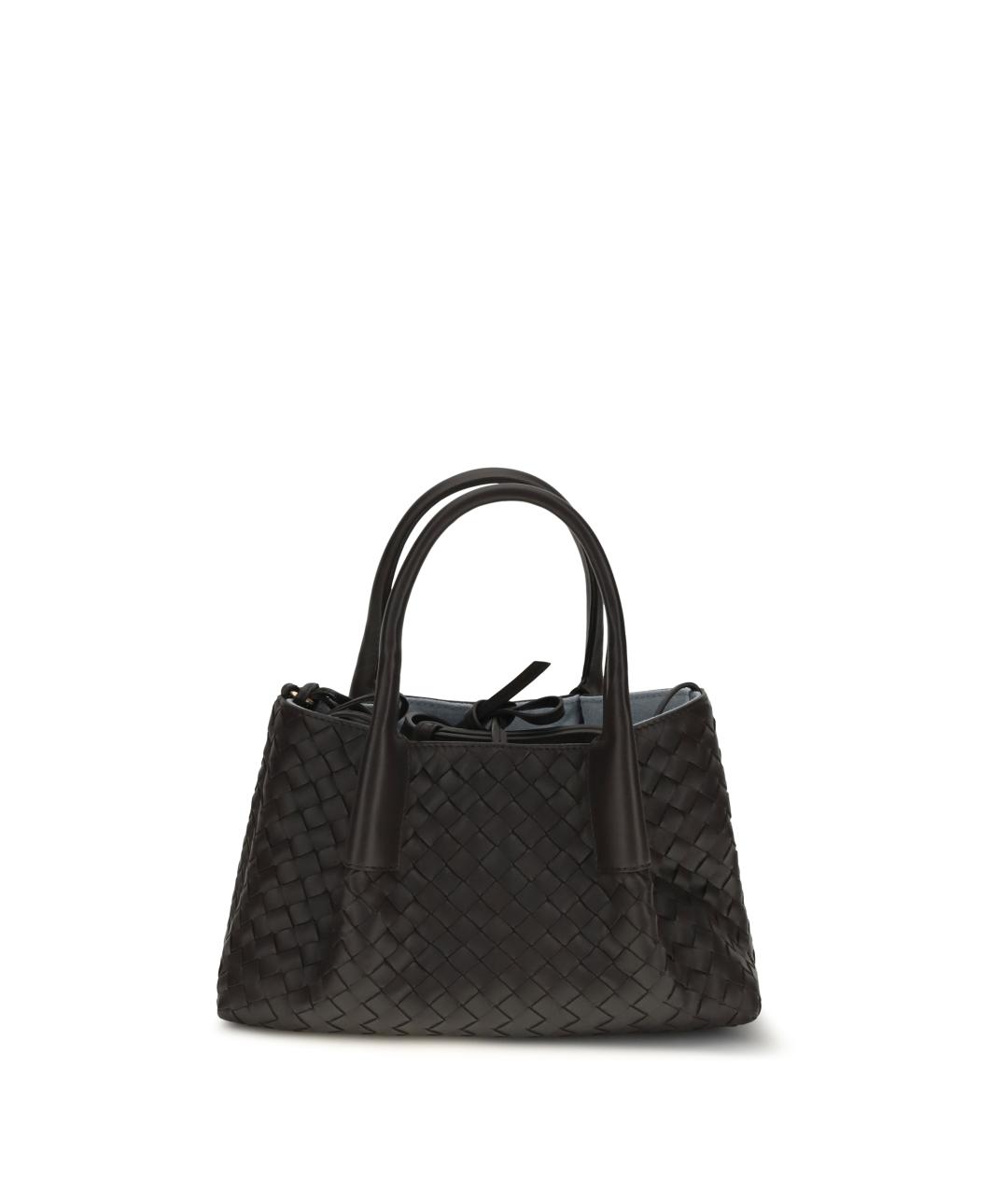BOTTEGA VENETA Коричневая кожаная сумка тоут, фото 1