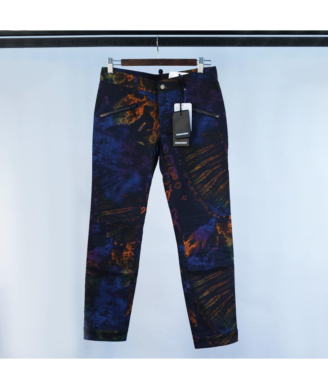 DSQUARED2 Мульти хлопковые джинсы слим, фото 7