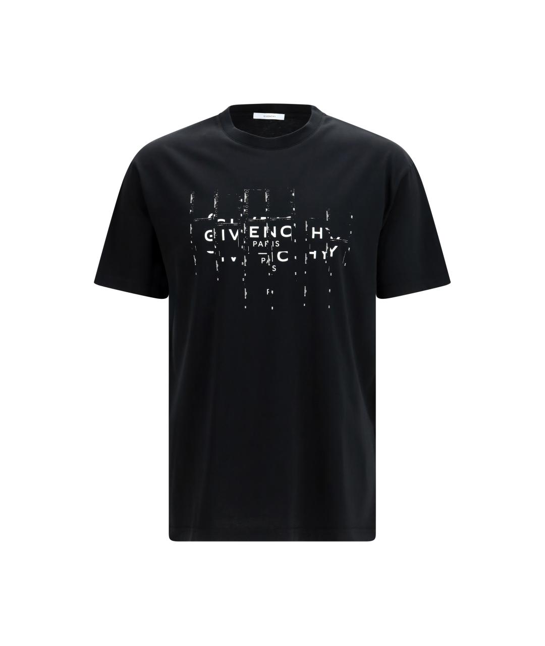 GIVENCHY Черная хлопковая футболка, фото 1