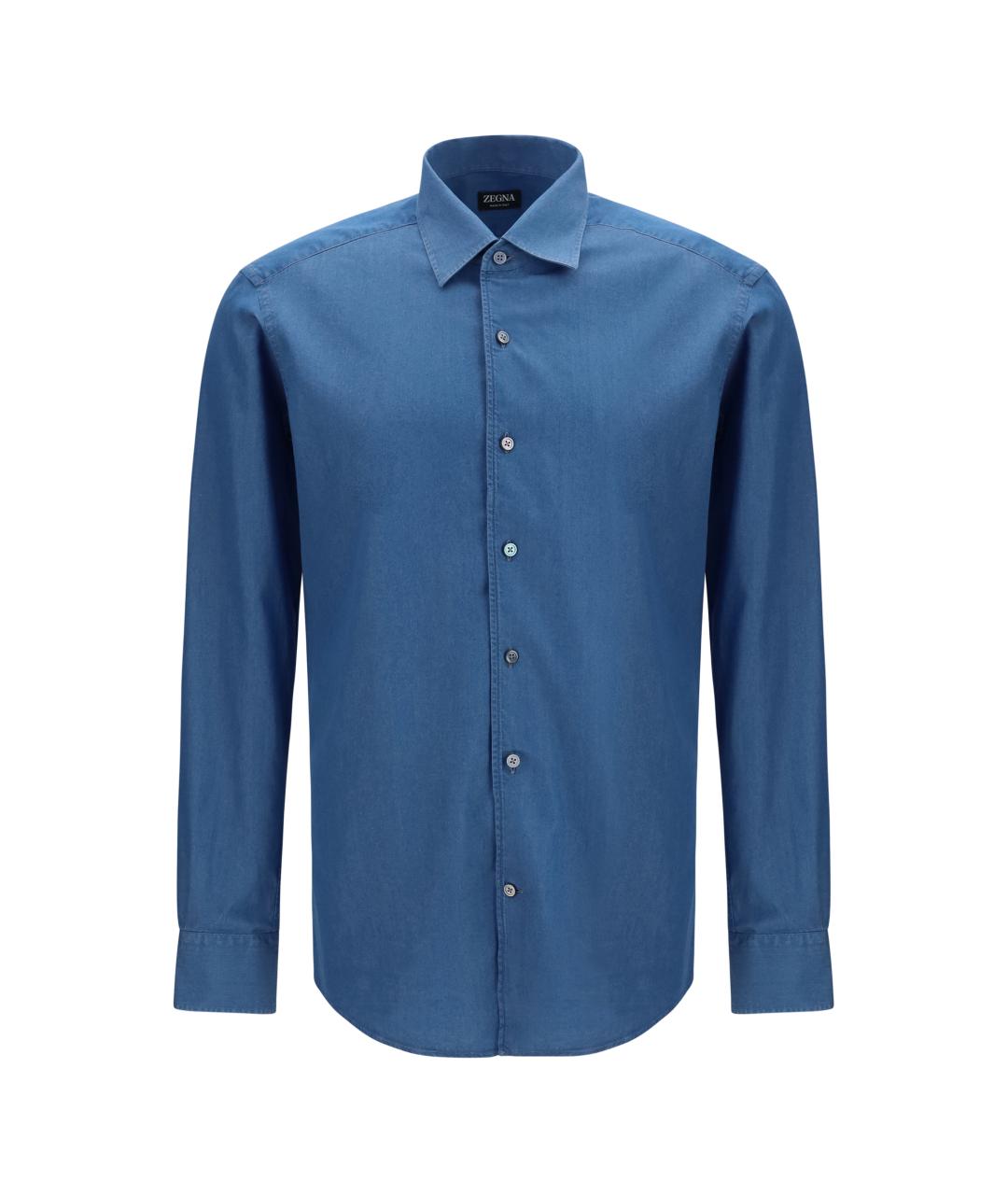ZEGNA Хлопковая классическая рубашка, фото 1