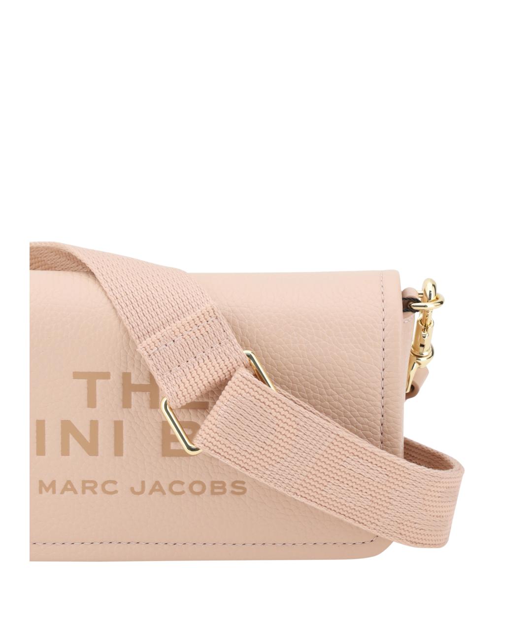 MARC JACOBS Розовая кожаная сумка через плечо, фото 4