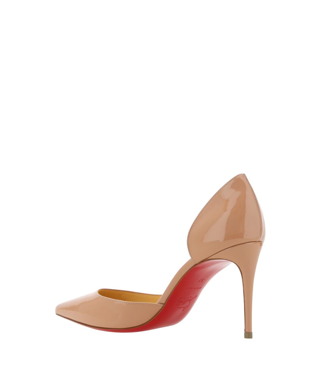 CHRISTIAN LOUBOUTIN Розовые кожаные туфли, фото 3