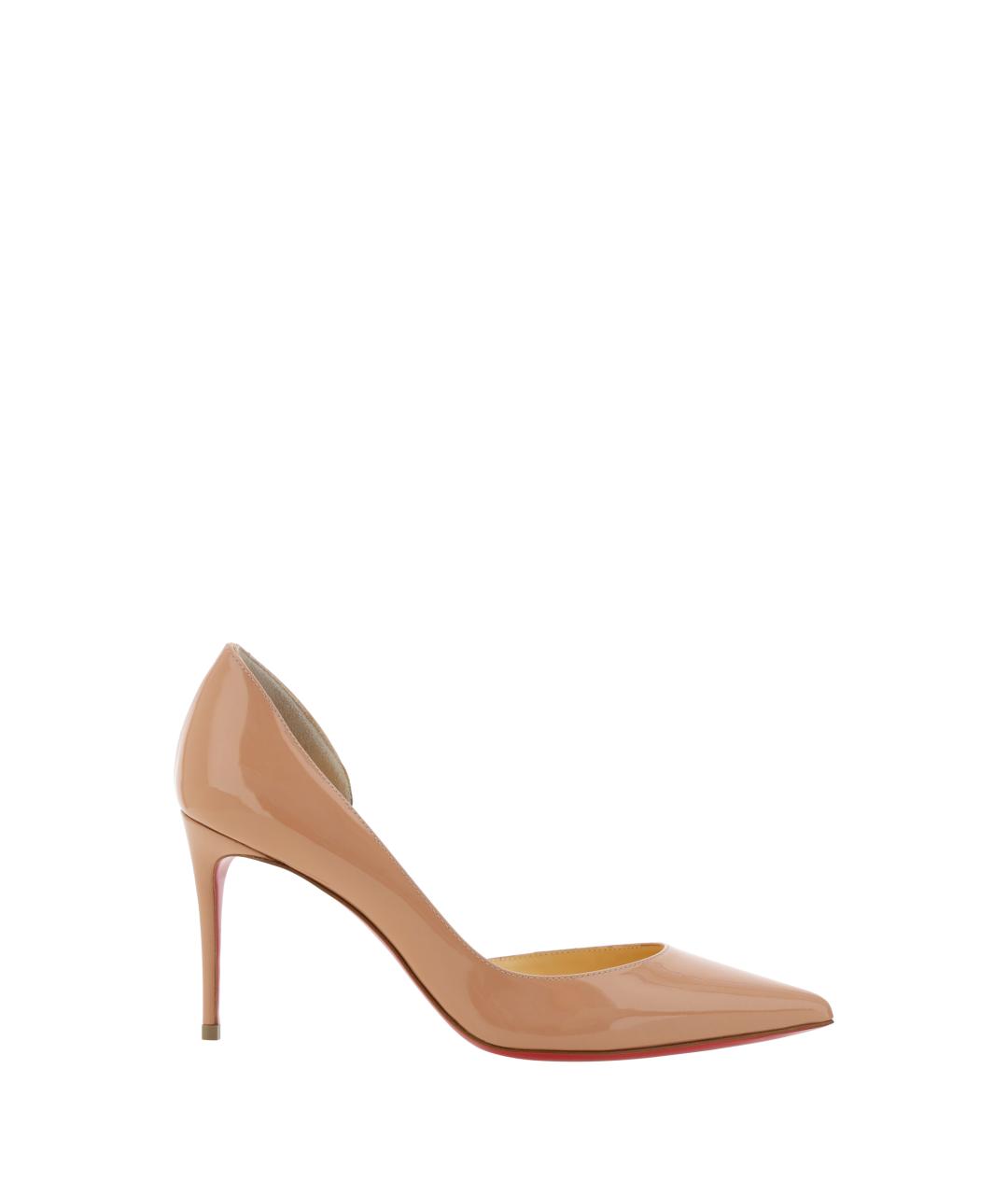CHRISTIAN LOUBOUTIN Розовые кожаные туфли, фото 1
