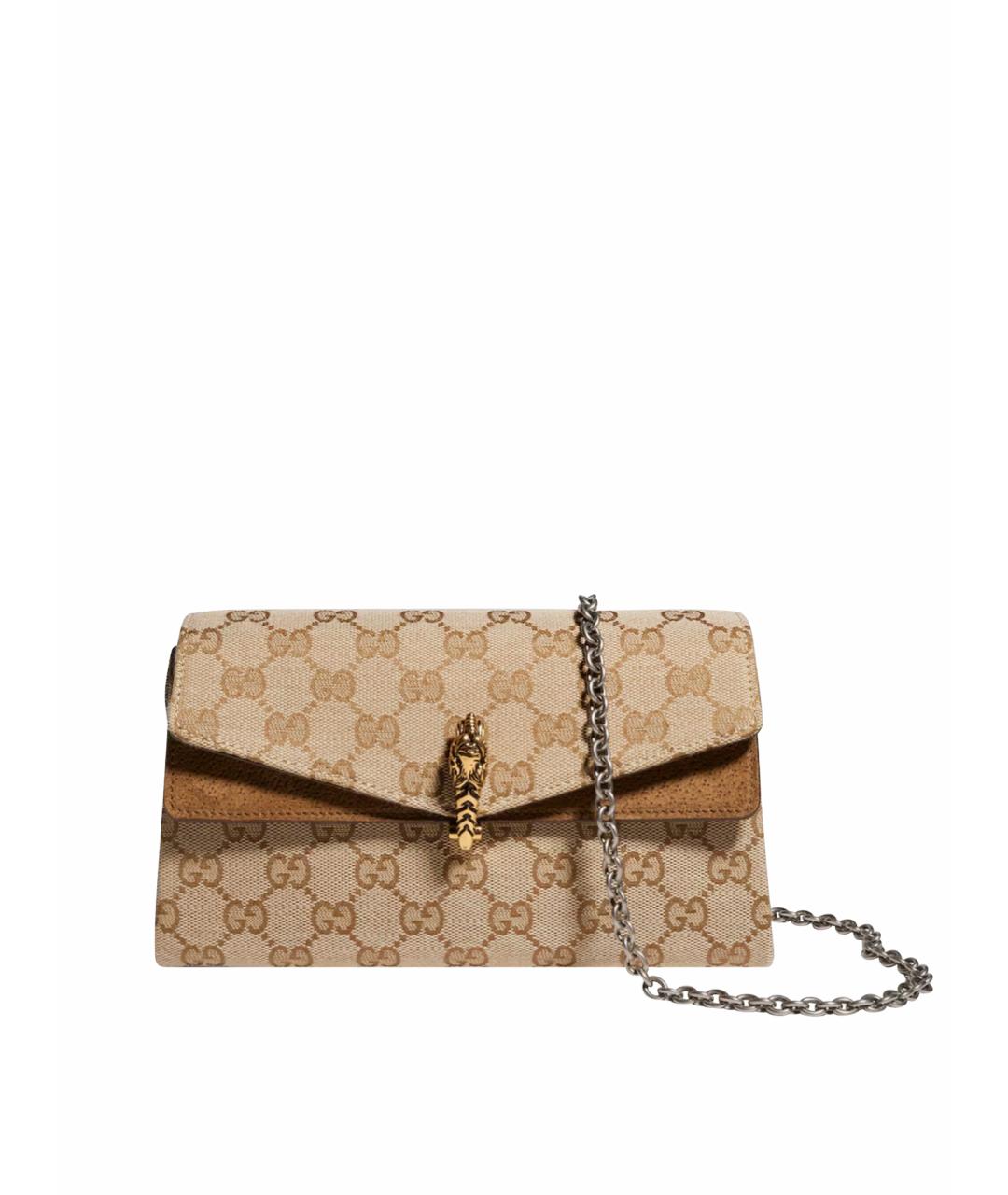 GUCCI Коричневая сумка через плечо, фото 1