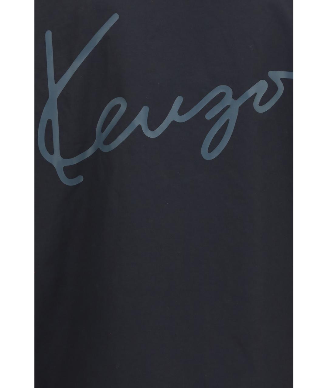 KENZO Черная хлопковая куртка, фото 3
