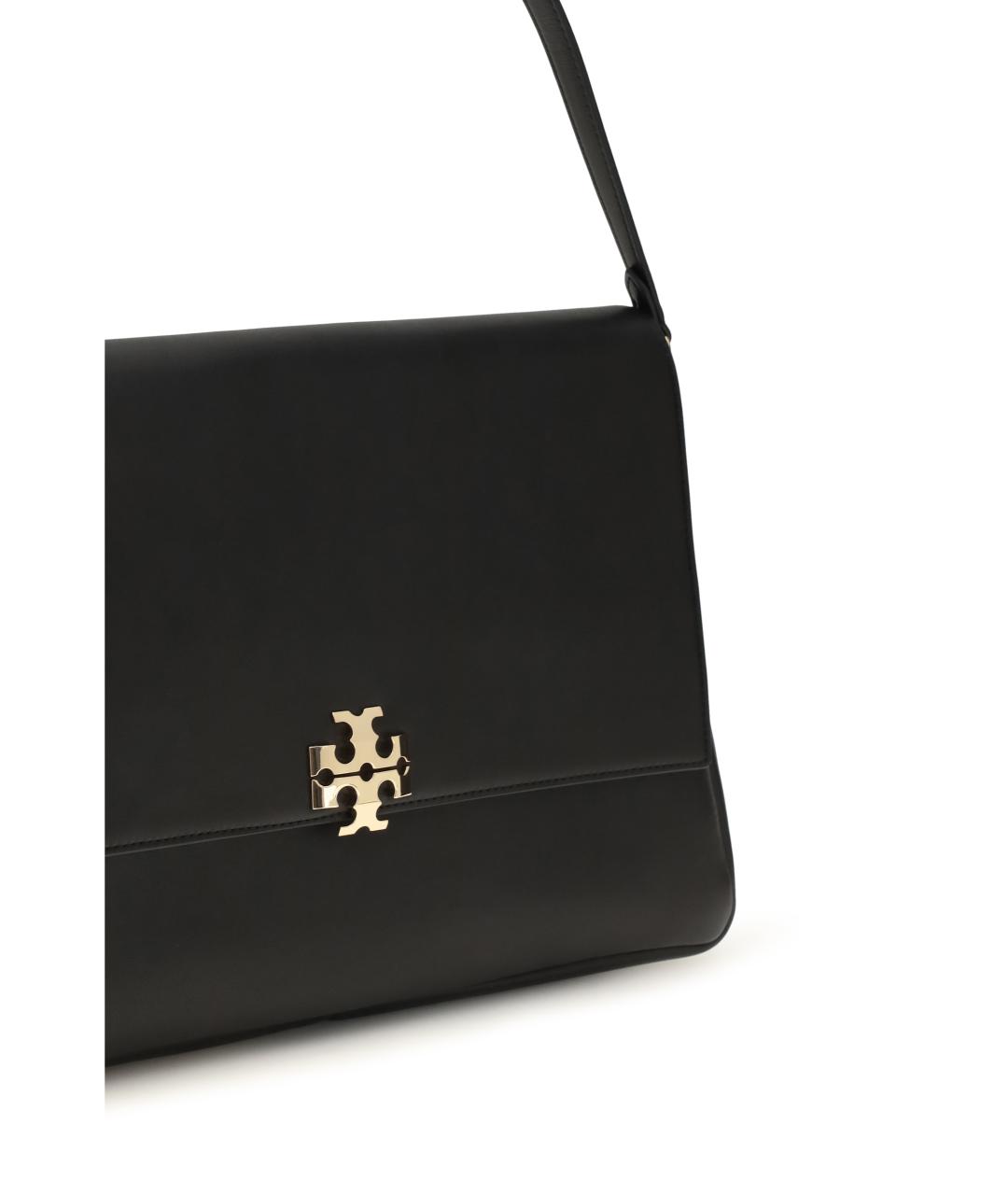 TORY BURCH Черная кожаная сумка через плечо, фото 4