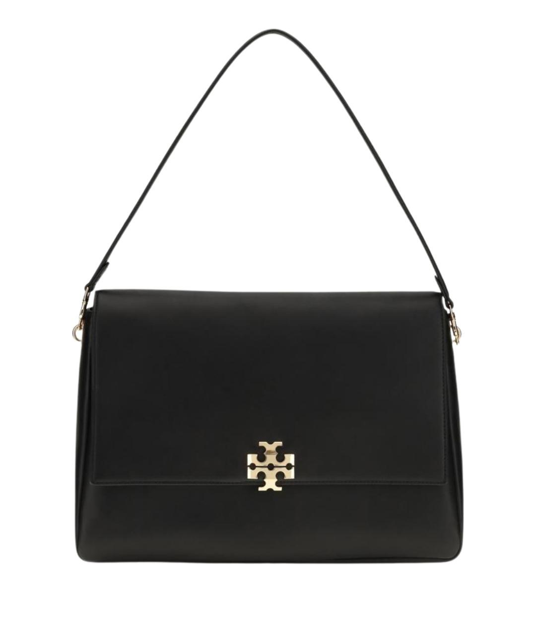 TORY BURCH Черная кожаная сумка через плечо, фото 1