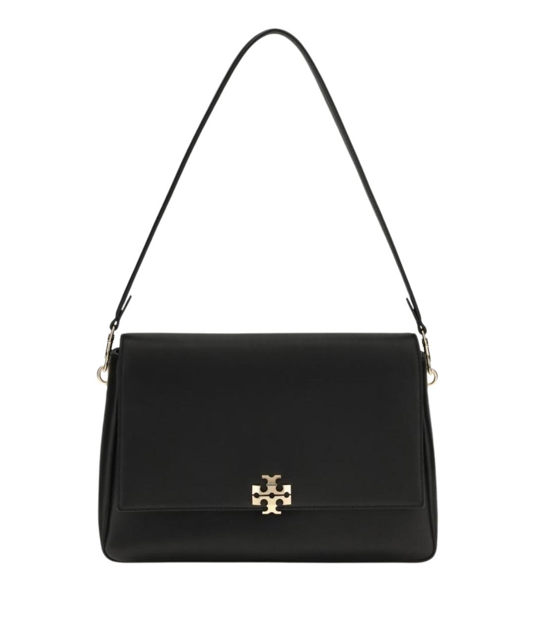TORY BURCH Черная кожаная сумка через плечо, фото 1