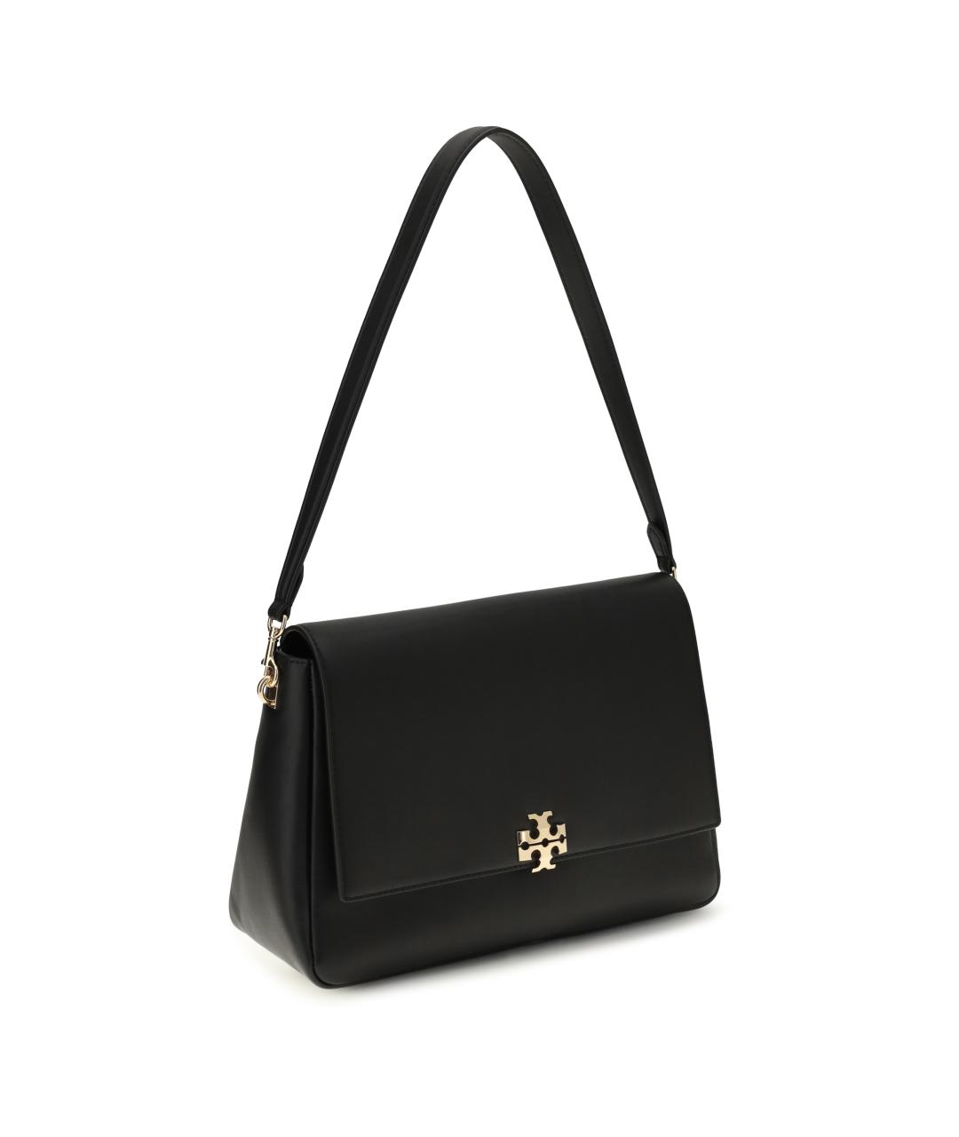 TORY BURCH Черная кожаная сумка через плечо, фото 2