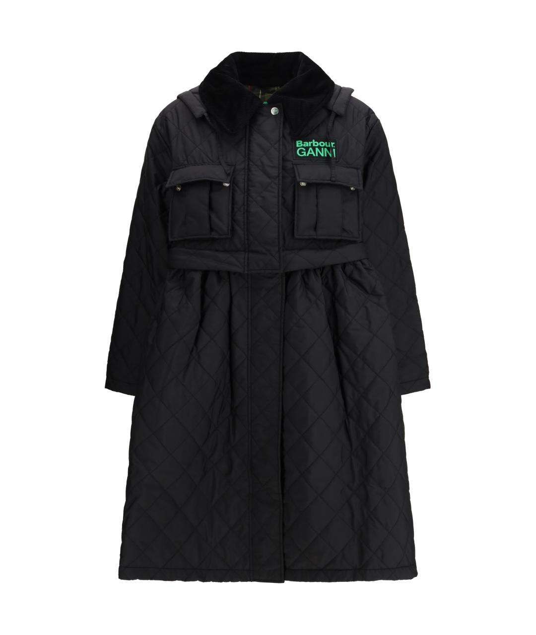 BARBOUR Черная полиэстеровая куртка, фото 1
