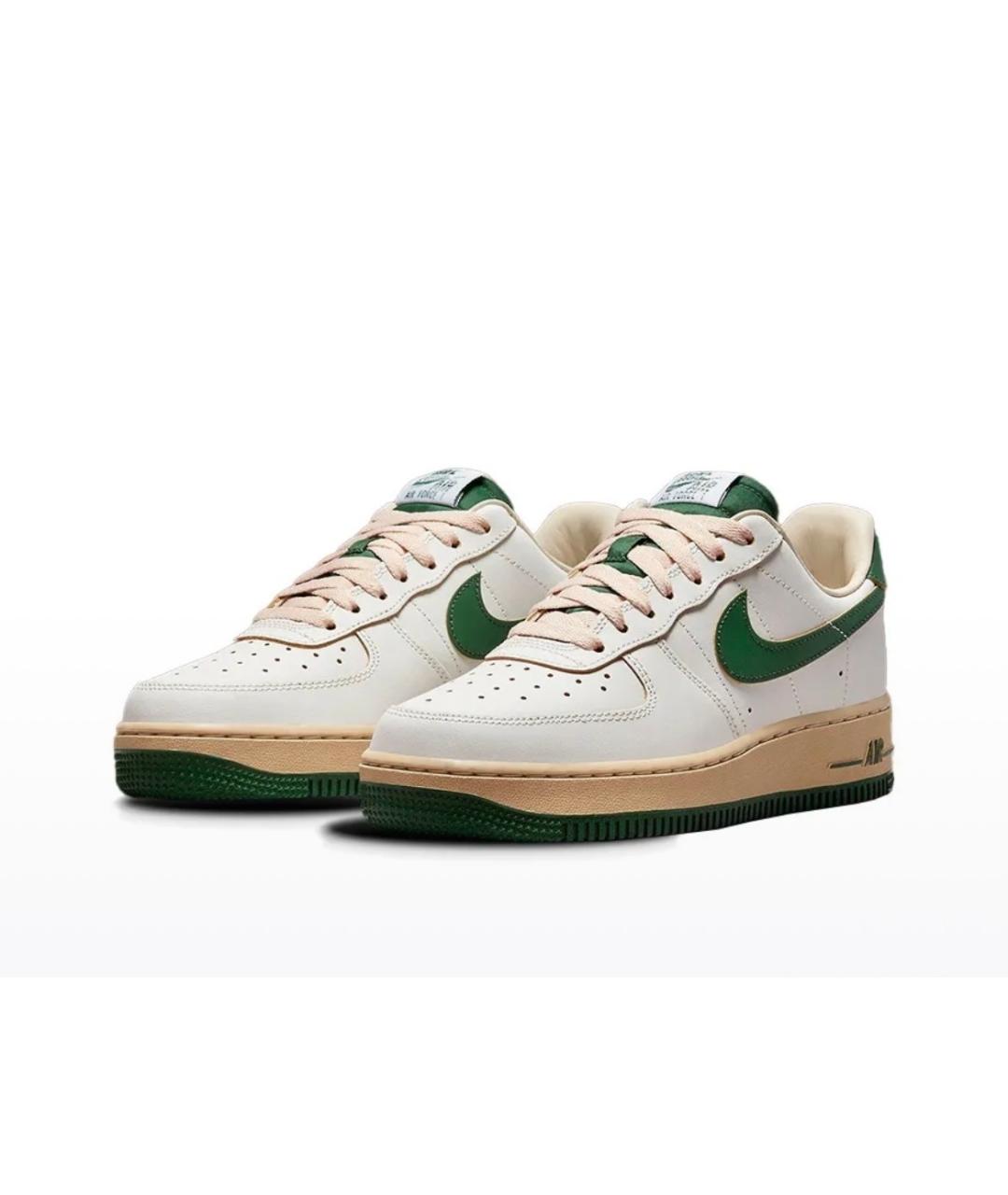 NIKE Белые кожаные кроссовки, фото 3