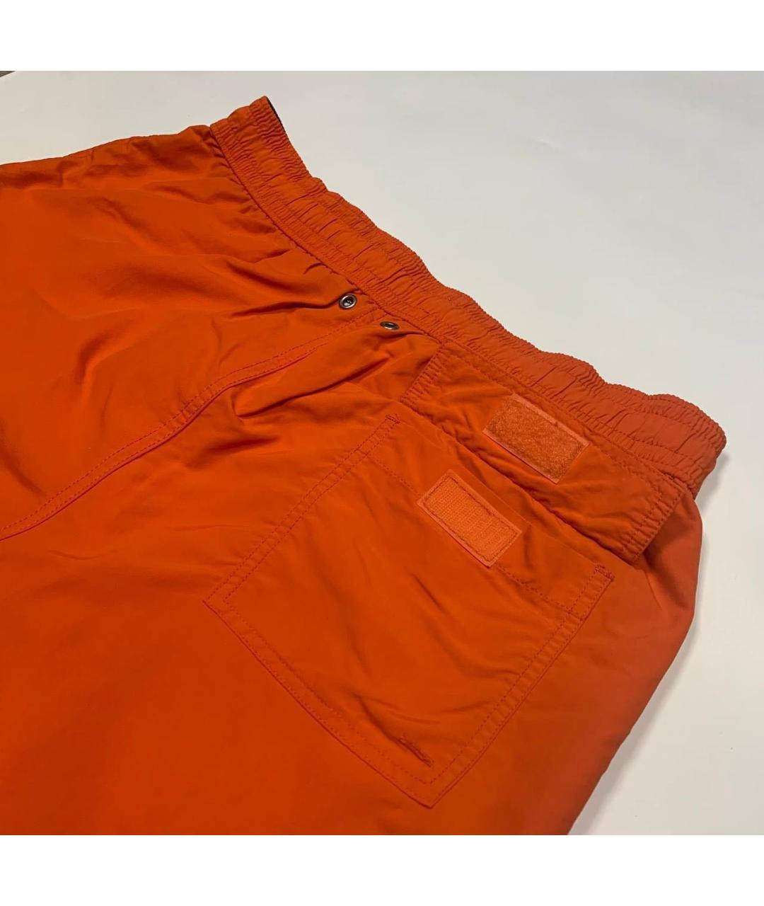 POLO RALPH LAUREN Оранжевое полиэстеровые шорты, фото 5
