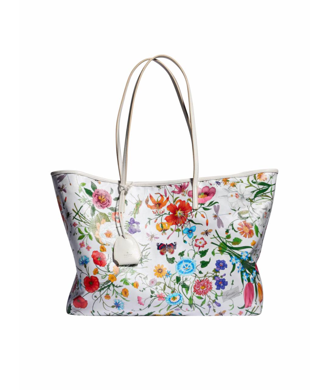 GUCCI Белая сумка тоут, фото 1