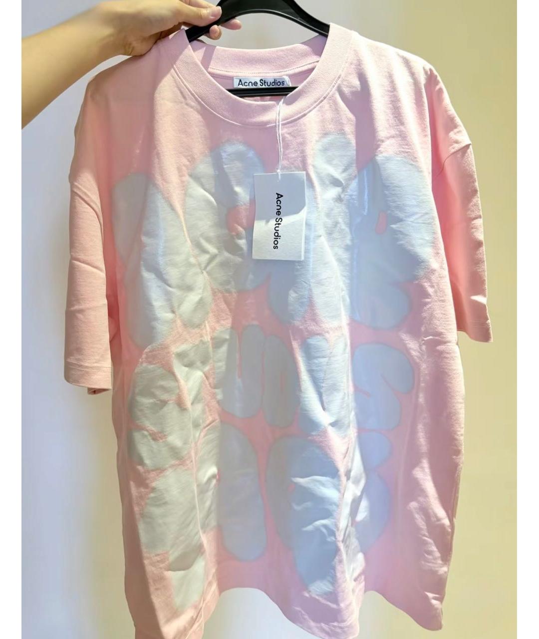 ACNE STUDIOS Розовая футболка, фото 5