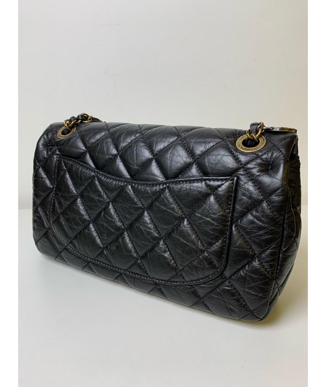 CHANEL Черная кожаная сумка через плечо, фото 4