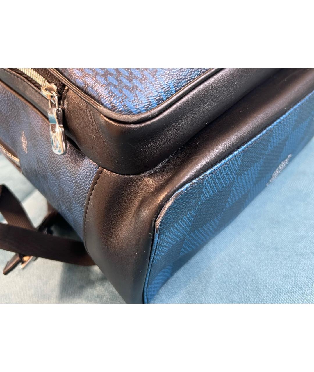 LOUIS VUITTON Синий рюкзак, фото 4