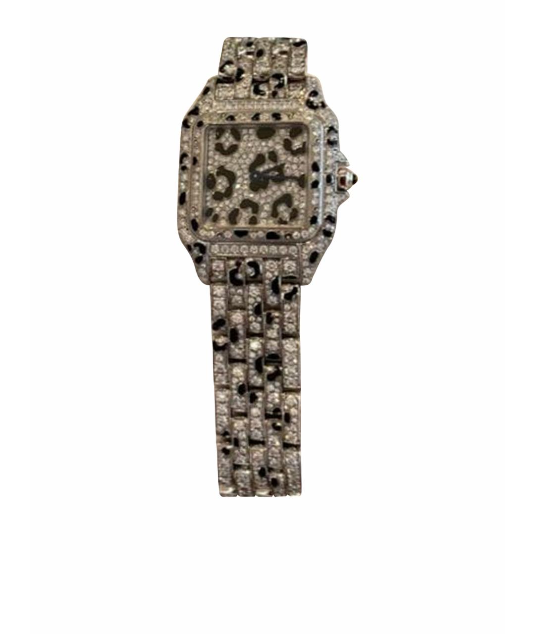CARTIER Серебряные часы из белого золота, фото 1