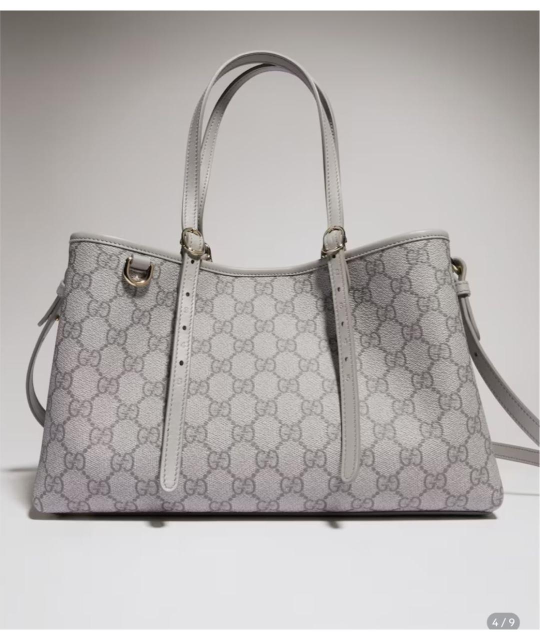 GUCCI Серая сумка тоут, фото 4