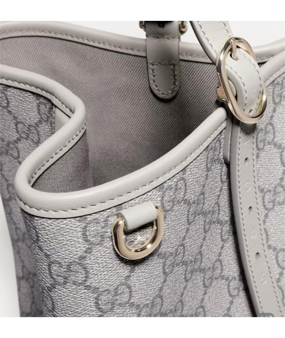 GUCCI Серая сумка тоут, фото 3