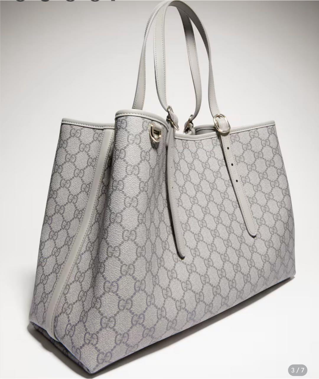 GUCCI Серая сумка тоут, фото 2