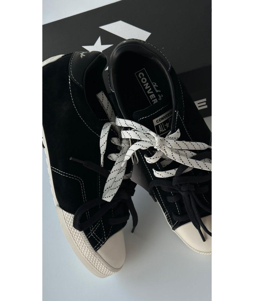 CONVERSE Черные замшевые кеды, фото 6