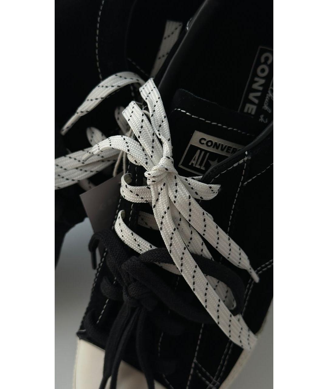 CONVERSE Черные замшевые кеды, фото 7