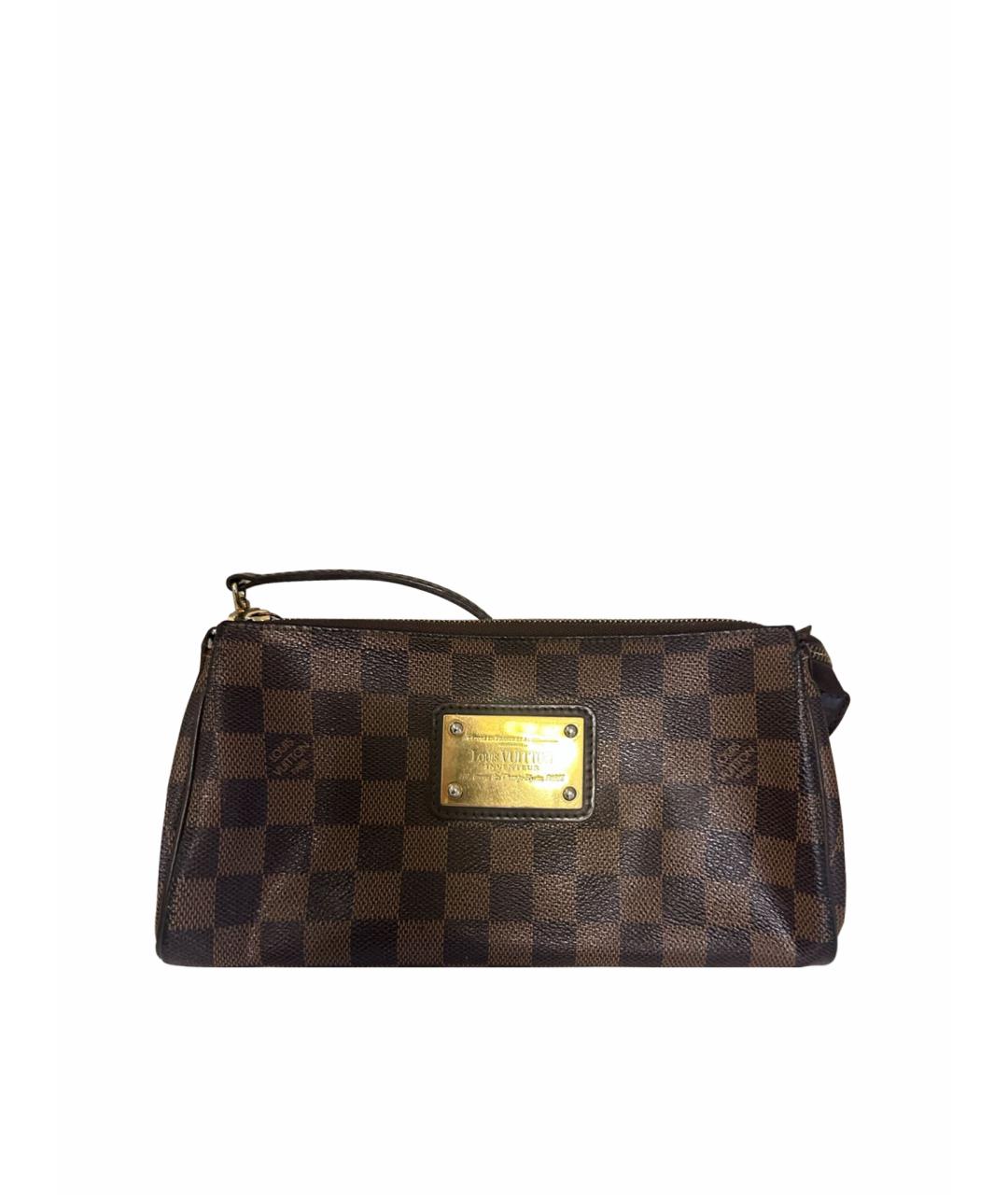 LOUIS VUITTON Коричневая кожаная сумка через плечо, фото 1