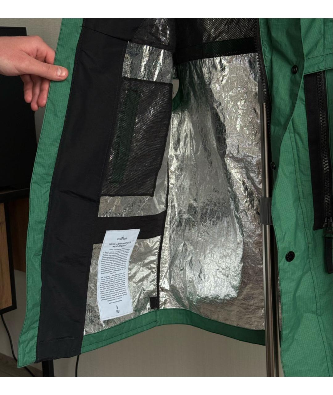 STONE ISLAND Зеленая куртка, фото 8