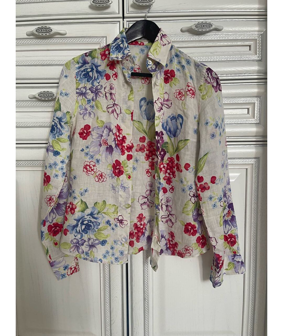 ETRO Белая льняная рубашка, фото 7