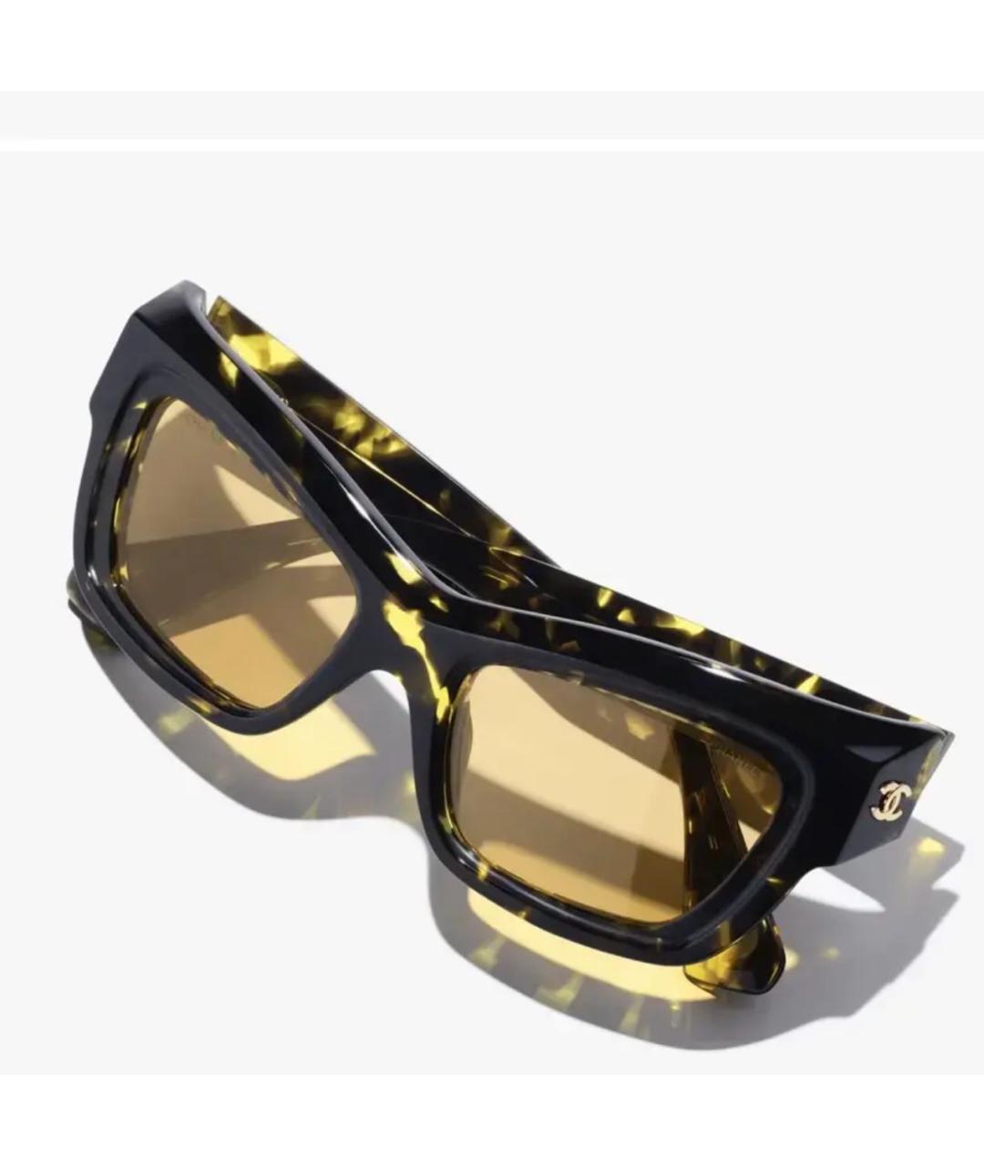CHANEL Мульти пластиковые солнцезащитные очки, фото 4