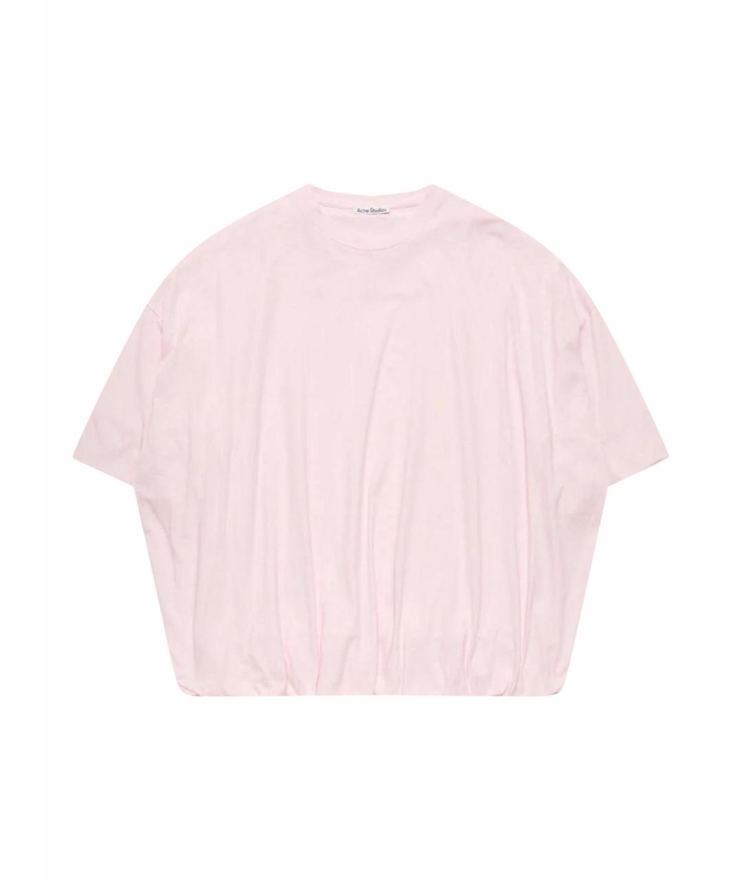 ACNE STUDIOS Розовая футболка, фото 1
