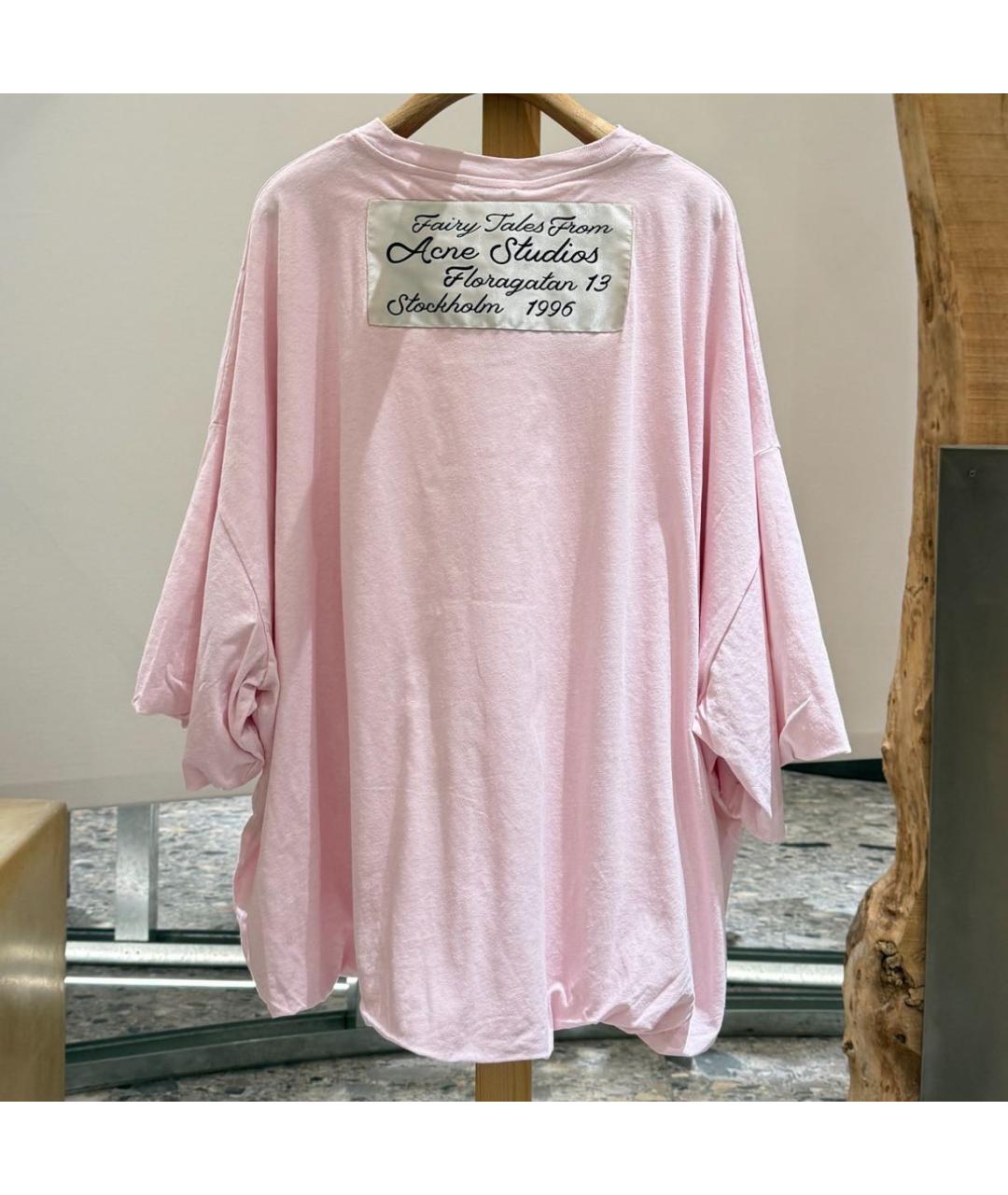 ACNE STUDIOS Розовая футболка, фото 7