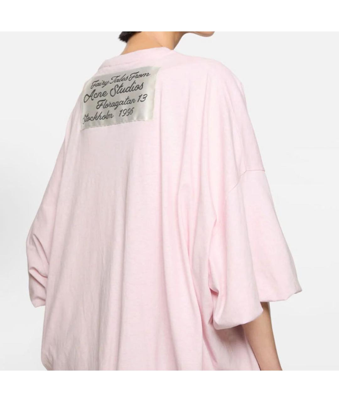 ACNE STUDIOS Розовая футболка, фото 4