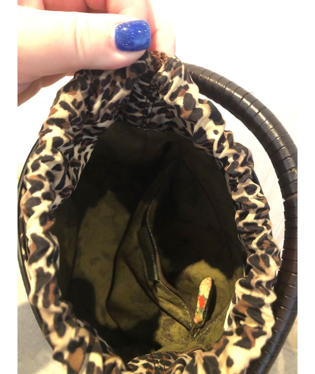 KENZO Мульти кожаная сумка с короткими ручками, фото 3