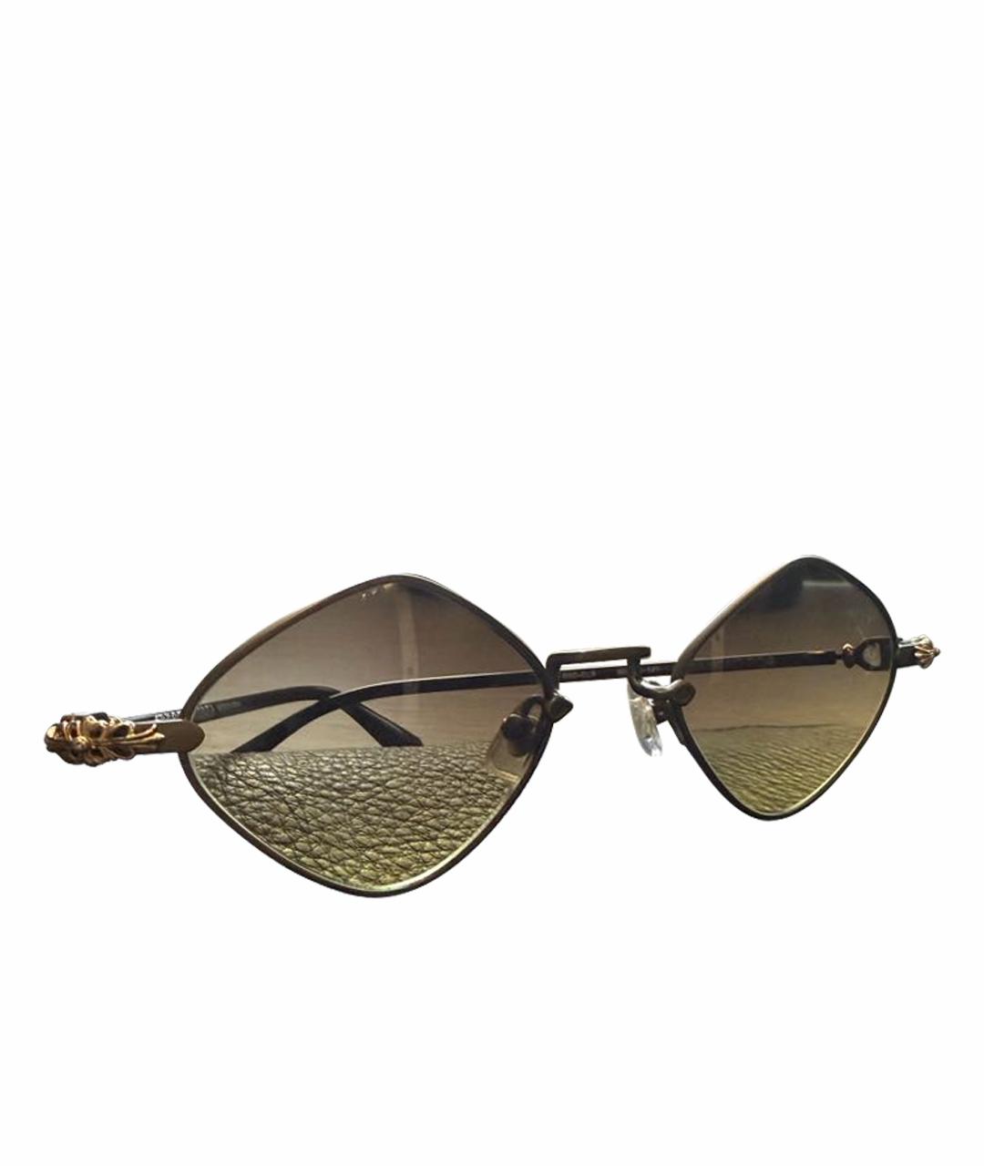 CHROME HEARTS Коричневые солнцезащитные очки, фото 1