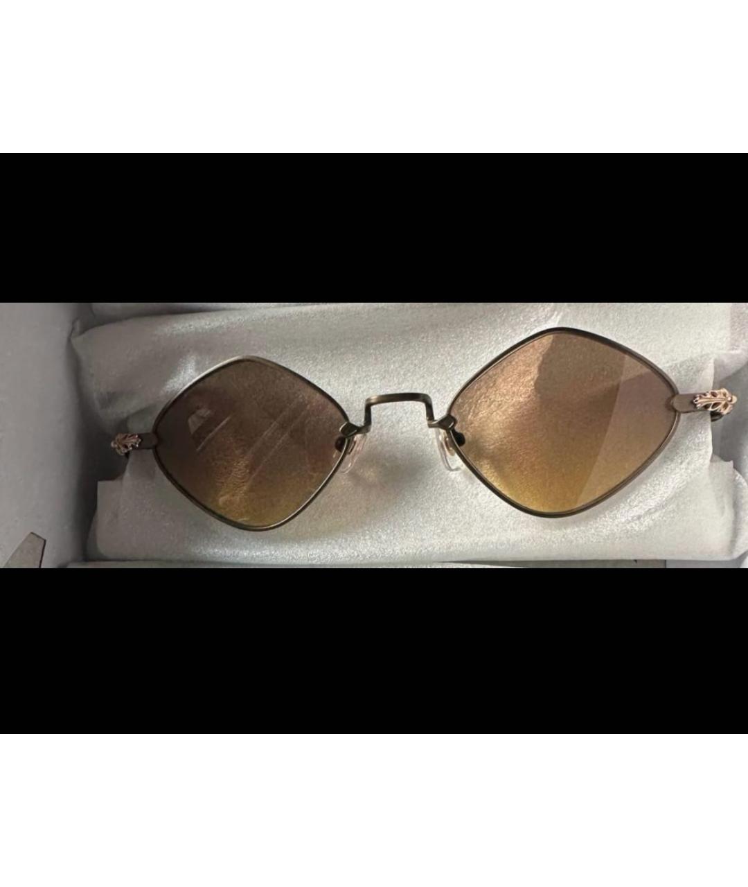 CHROME HEARTS Коричневые солнцезащитные очки, фото 2