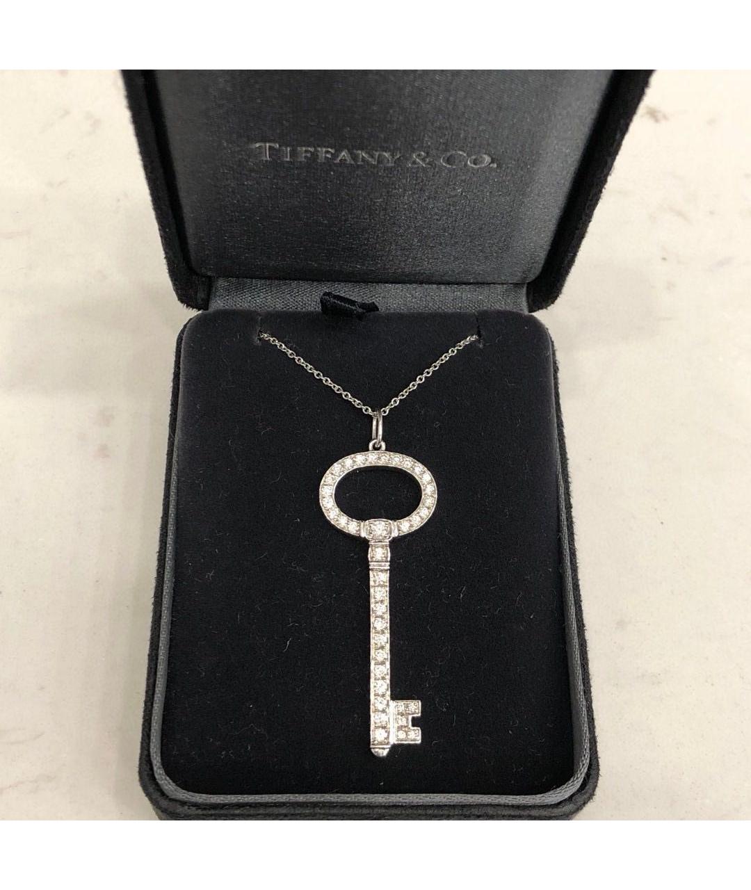 TIFFANY&CO Белое платиновое колье, фото 8