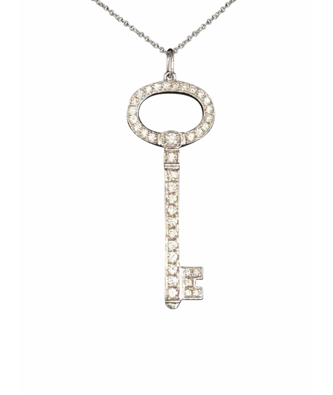 TIFFANY&CO Белое платиновое колье, фото 1