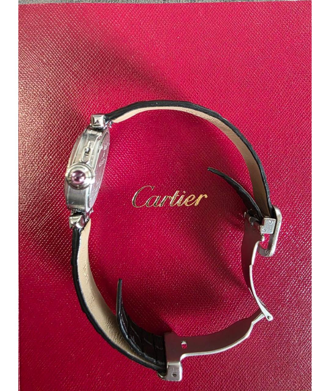 CARTIER Белые металлические часы, фото 4